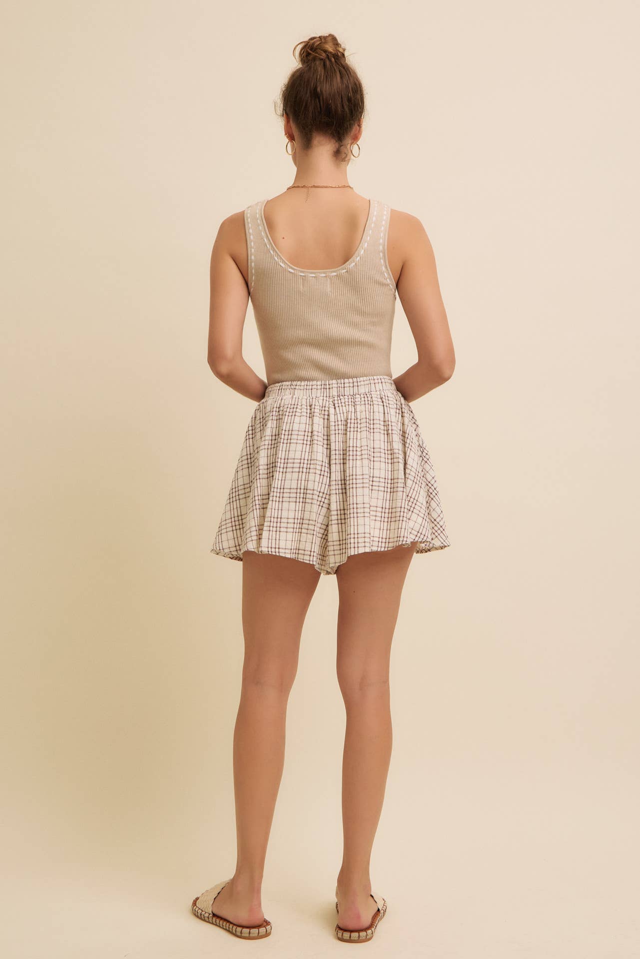 in february - Wholesale Knit Sweater - Women's - EVERYDAY SOFT CONTRAST STITCH LUXE SWEATER TANK30