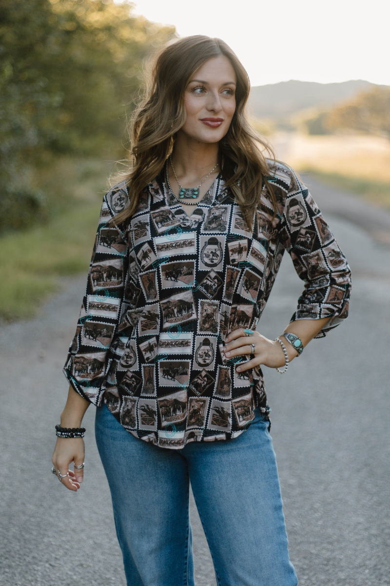 Sterling Kreek - Wholesale Blouse - Women's - Western Press Top3