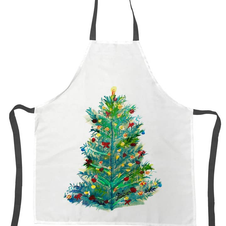 Tablier de sapin de Noël par RB Hamilton et Betsy Drake pour la vente par Betsy Drake Interiors