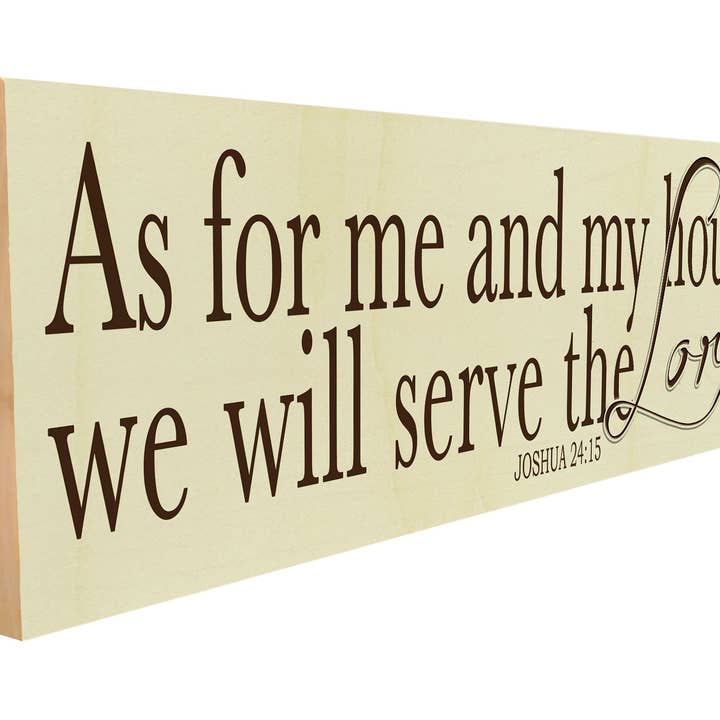 We Will Serve The Lord. for wholesale by Sawyers Mill, Inc.