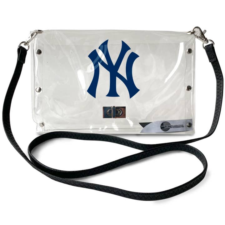 MLB New York Yankees Clear Envelope Purse for wholesale by Little Earth Productions