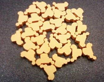 Mayday Games - Vente Jeux de société - Ensemble de jetons pour voiture et automobile Orange (paquet de 50)1