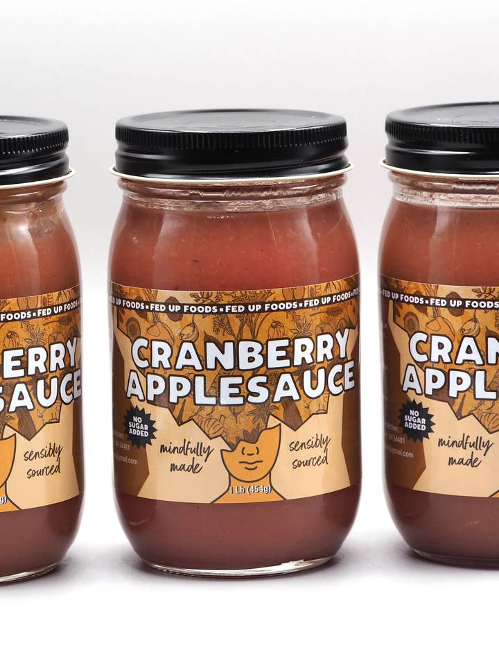 Cranberry Applesauce for wholesale by Fed Up Foods