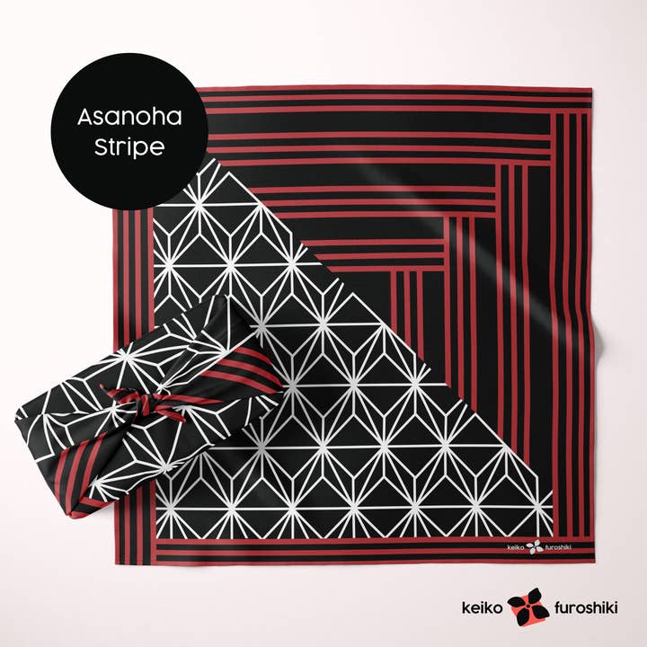 Keiko Furoshiki - Vendita all'ingrosso Carta da regalo in fogli - Panno da regalo giapponese in tessuto riutilizzabile Furoshiki5