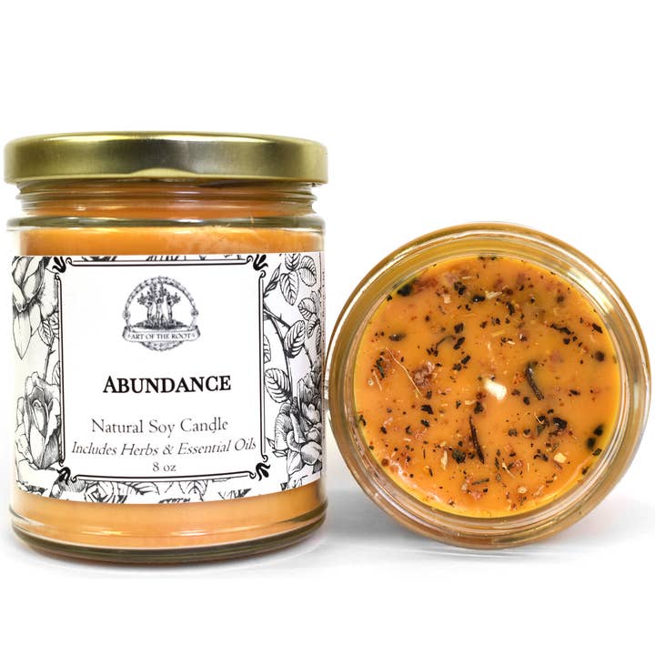 Abundance Soy Spell Candle for wholesale by Art of the Root