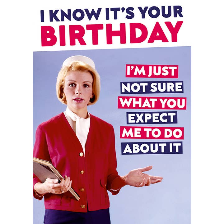 Bobangles - Wholesale Everyday Greeting Card - Dean Morris Card - I know its your birthday