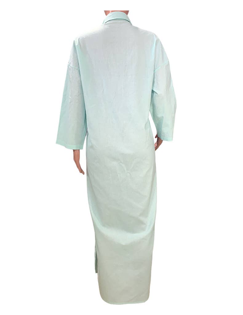 HIDDENBRAND - Wholesale Swim Cover Up - Women's - basic maxi coverup shirt dress5