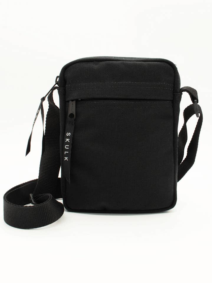 Crossbody taske lærred sort for engroshandel hos StockNow Unipessoal