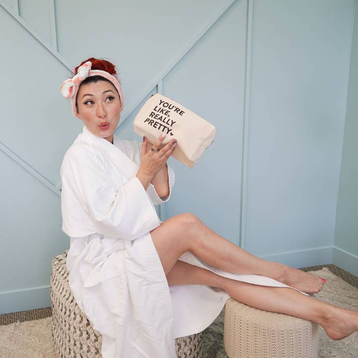 Lucky Owl - Wholesale Makeup/Cosmetic Bag - You're Like, Really Pretty Bag1