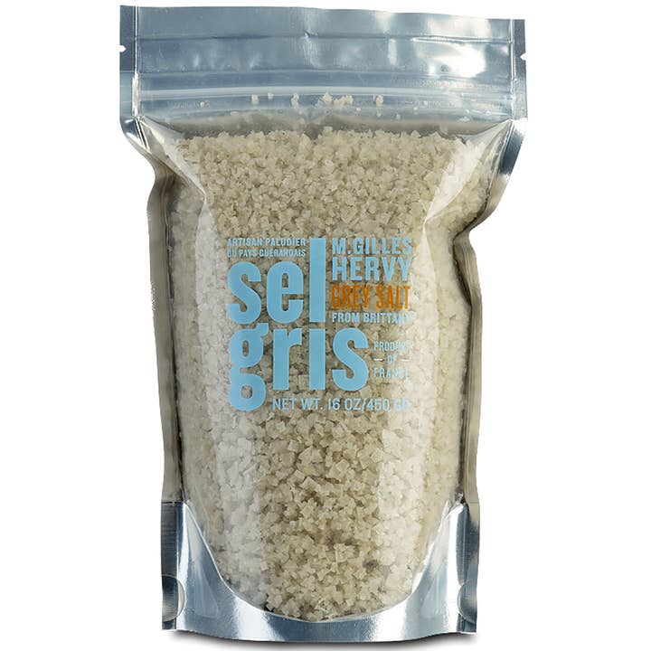 Golden West Specialty Foods - Wholesale Salt - Gilles Hervey 'Sel Gris' (Grey Atlantic Sea Salt, 12/1 lb