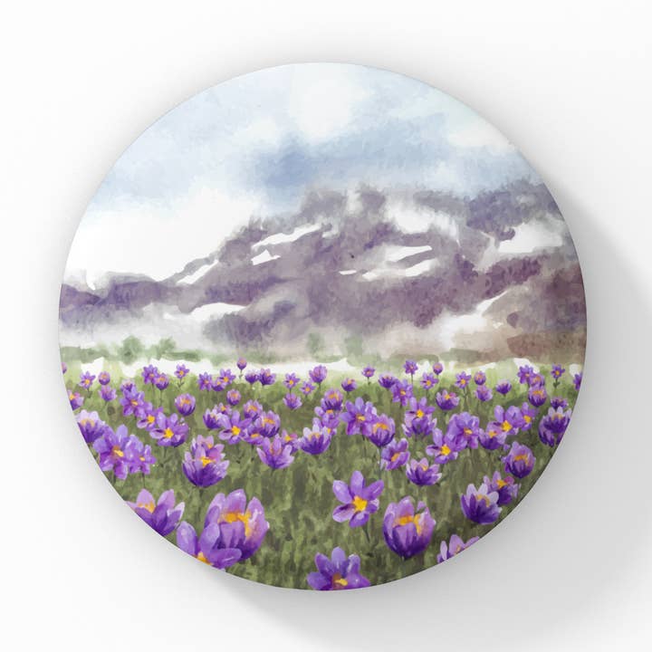 Wildblumenfeld Ansteckbutton, Wildblumen Schlüsselanhänger, Magnet für den Großhandel von NatureCuts