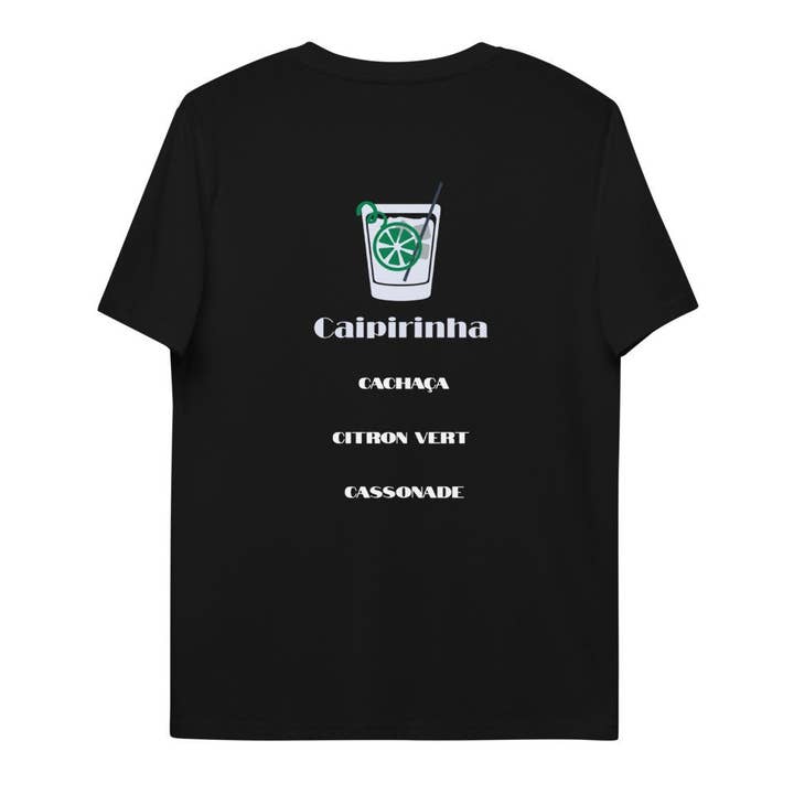 Camiseta receta margarita en algodón orgánico para venta al por mayor de Drink Corner