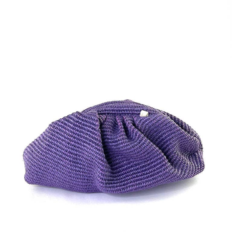 MILANO AMOUR - Vendita all'ingrosso Pochette - Donna - Maxi pochette Rochers in rafia con tracolla0