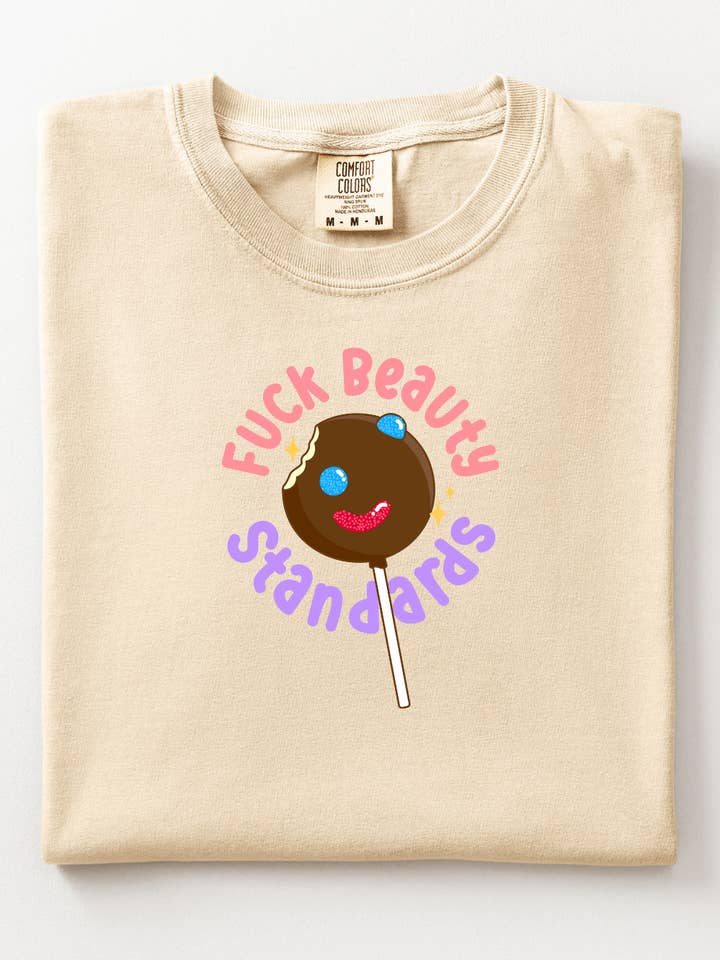 Fu*k Beauty Standards Graphic Tee for wholesale by Amerikan Basics