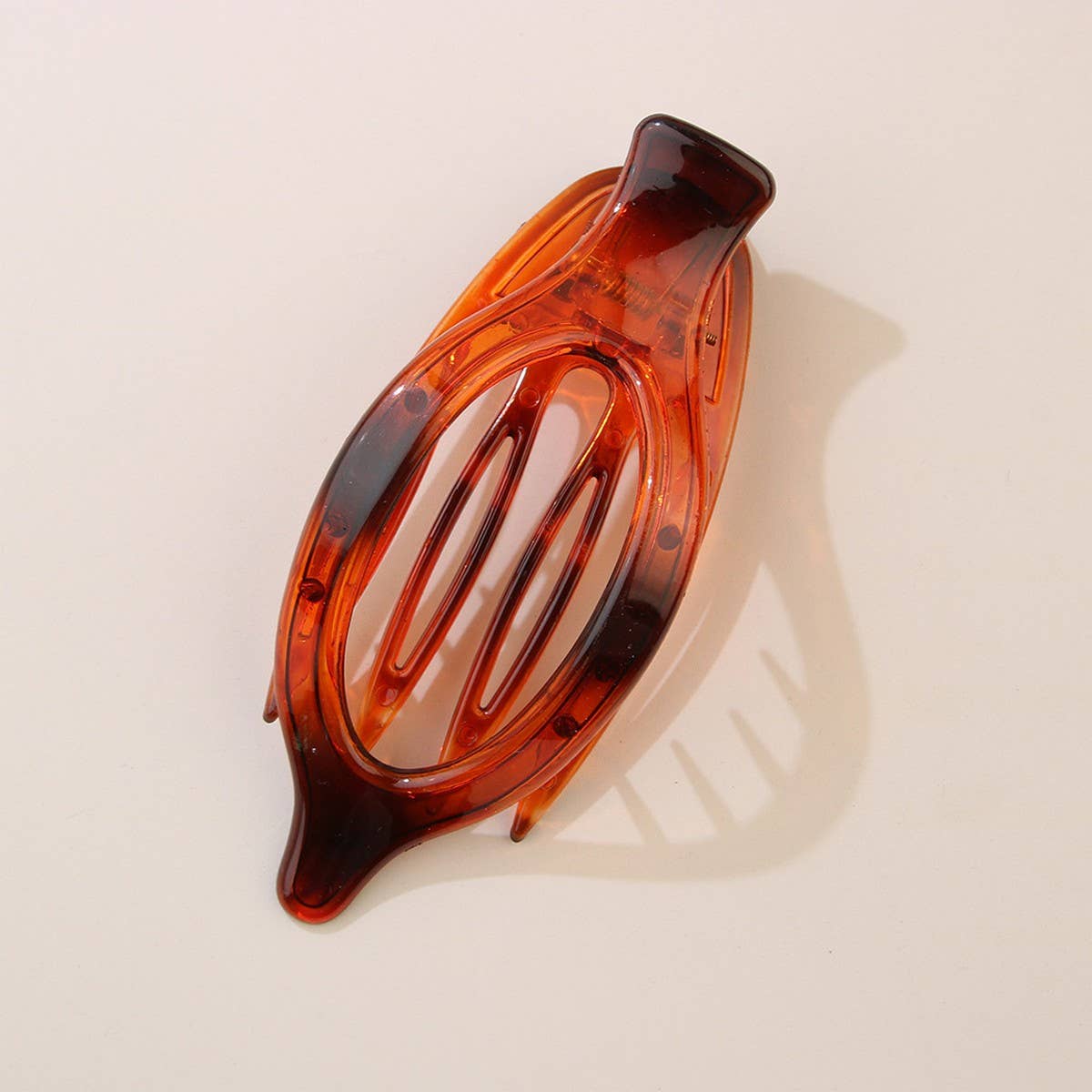 ACCITY - Wholesale Hair Clip - Women's - Glossy Matte Oval Hair Clip-Large Duckbill Style_CWAHA0747920