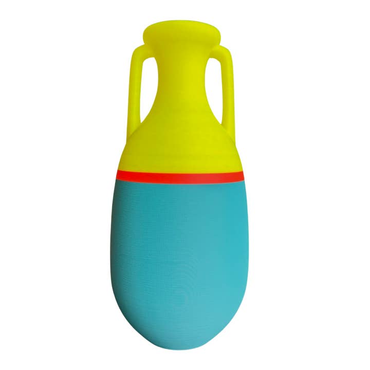 POP POT - Vente Vases - Vase Théodose 38 XL Octane/Lumorange/Citron vert