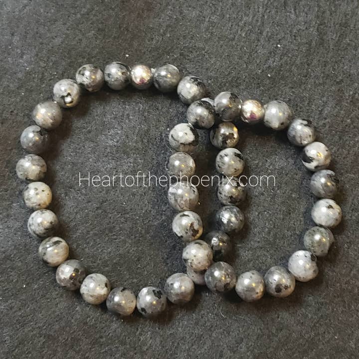 Bracelet Larvikite adulte/enfant ou tailles personnalisées pour la vente par Heart of The Phoenix