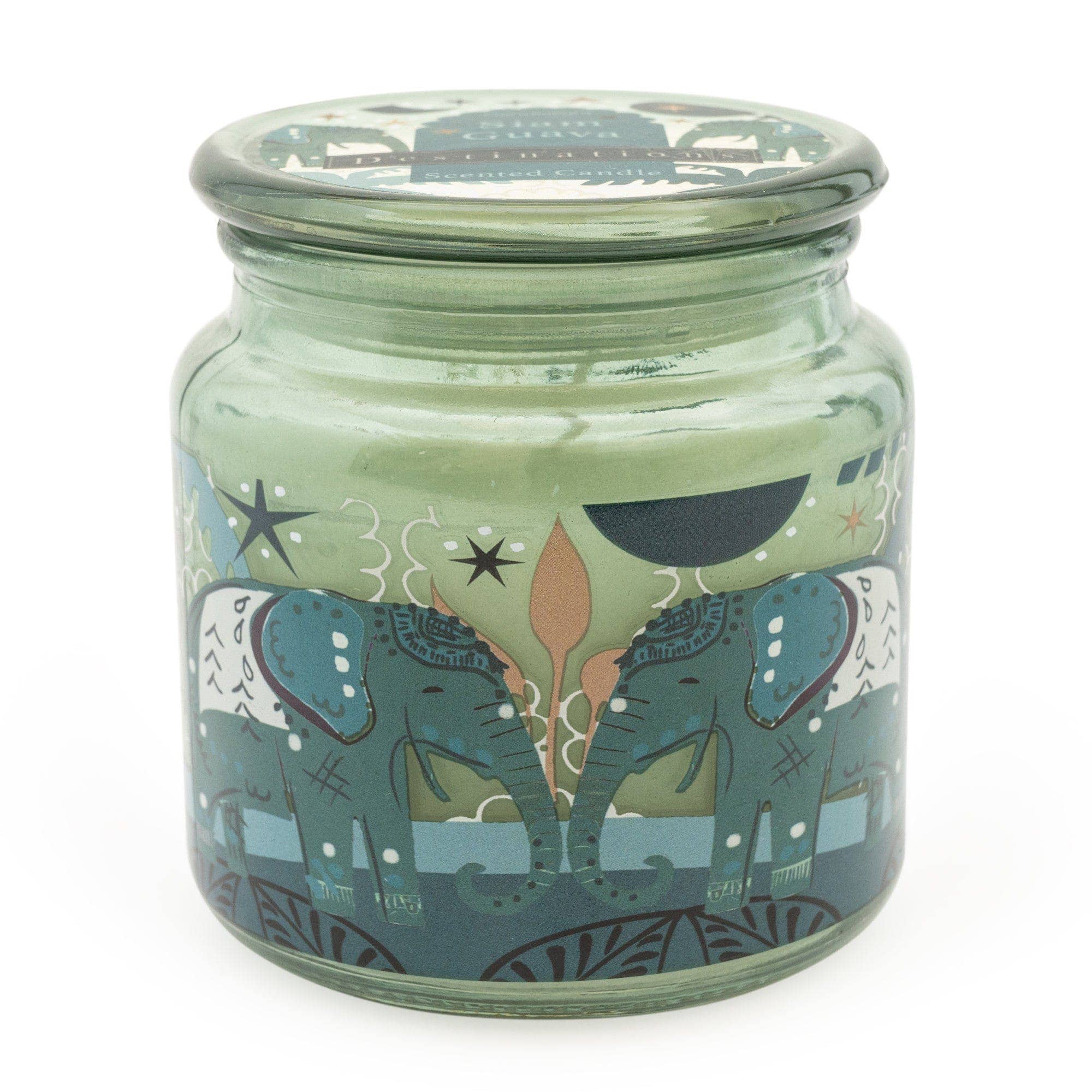 Candlelight Products Ltd – wholesale Jar/filled candle – Siam Guava Lidded Candle Jar with Thai Flower Market Scent 6PK0