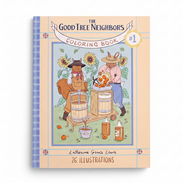 The Good Tree Neighbors Coloring Book Paperback for wholesale by Ingrid Press