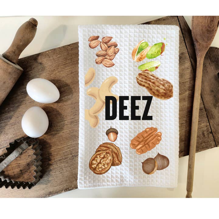 Deez nuts funny Hand Towel for wholesale by Rebel Roses