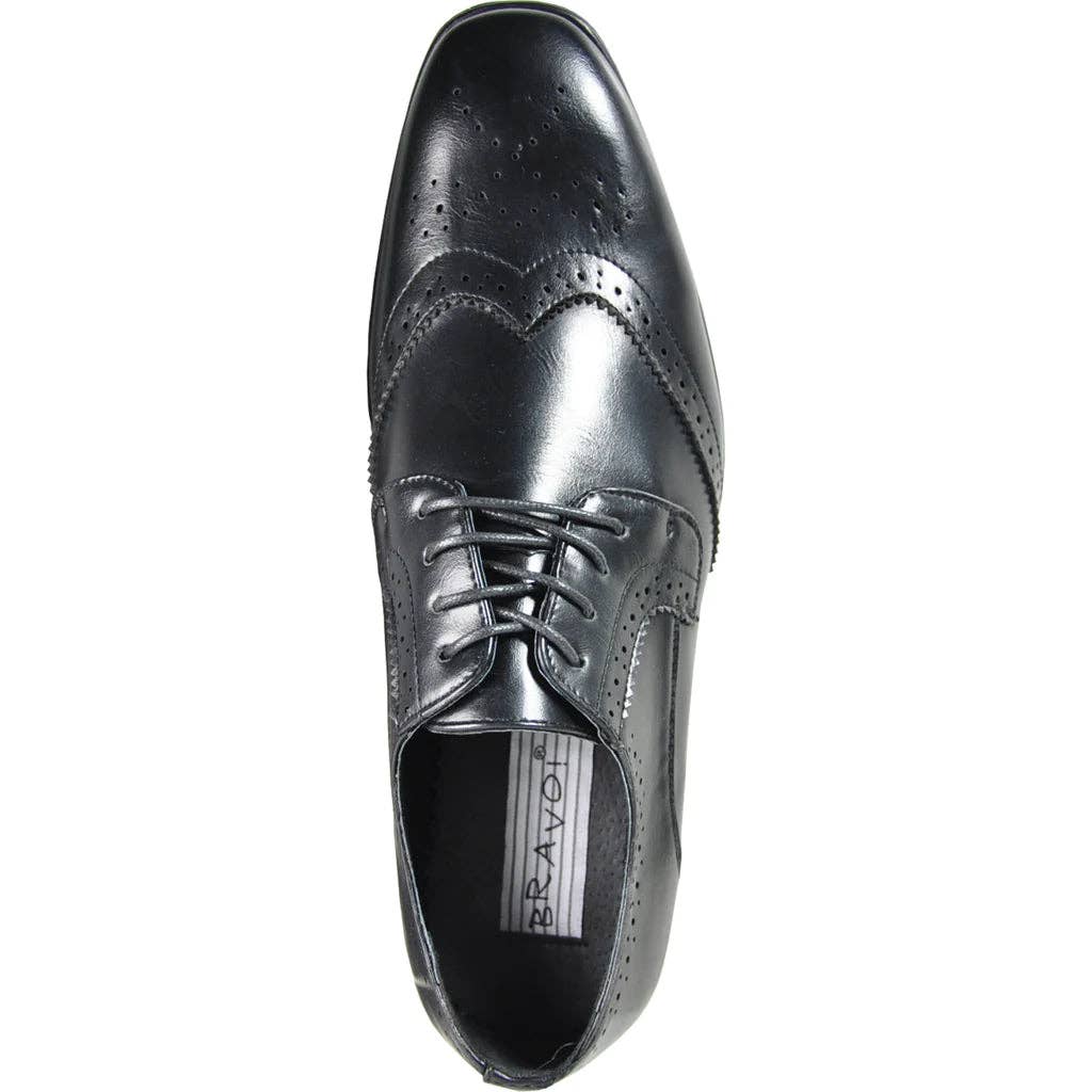 Tux-USA® - Vendita all'ingrosso Oxford - Uomo - Scarpa elegante da uomo BRAVO KING-2 Wingtip Oxford7