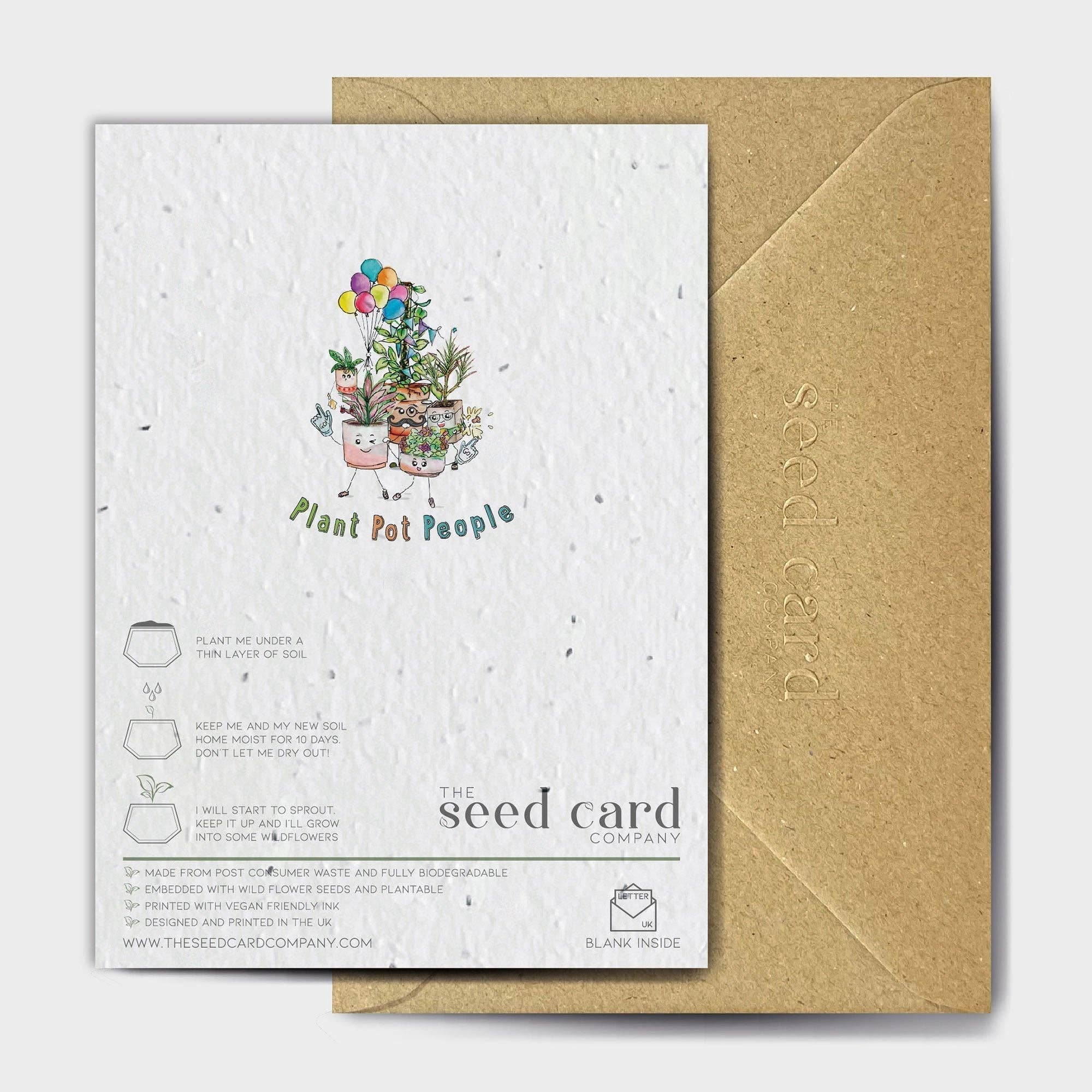 The Seed Card Company – wholesale Birthday card – Autumnal Afternoon Tea1