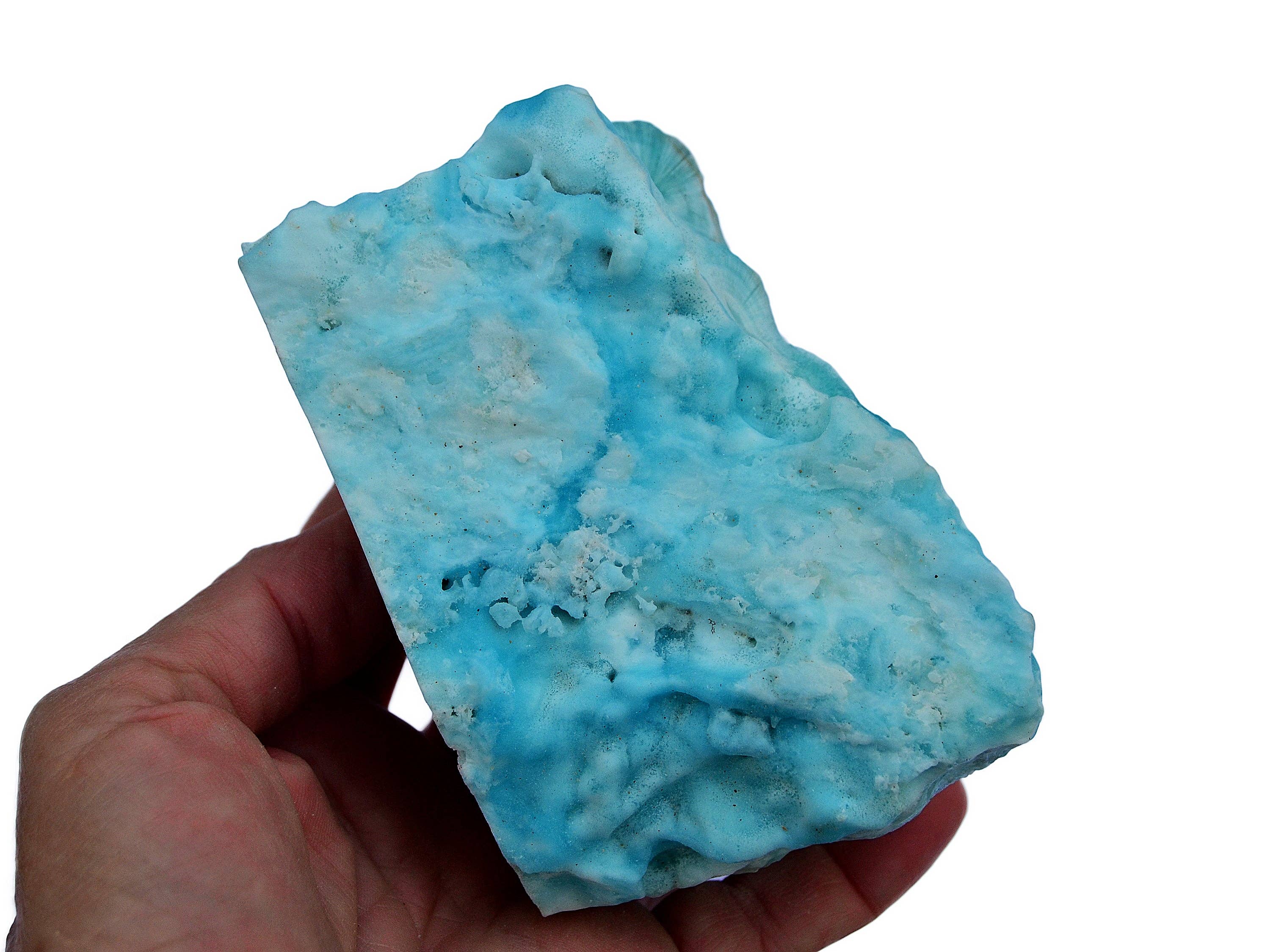 Kaia & Crystals - Wholesale Spiritual Stone/Crystal - Raw Blue Aragonite Crystals (3-5 Pcs) - 1 Kg  (100g - 500g)6