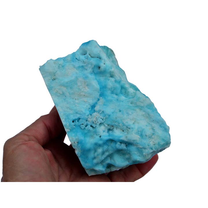 Kaia & Crystals - Wholesale Spiritual Stone/Crystal - Raw Blue Aragonite Crystals (3-5 Pcs) - 1 Kg (100g - 500g)6