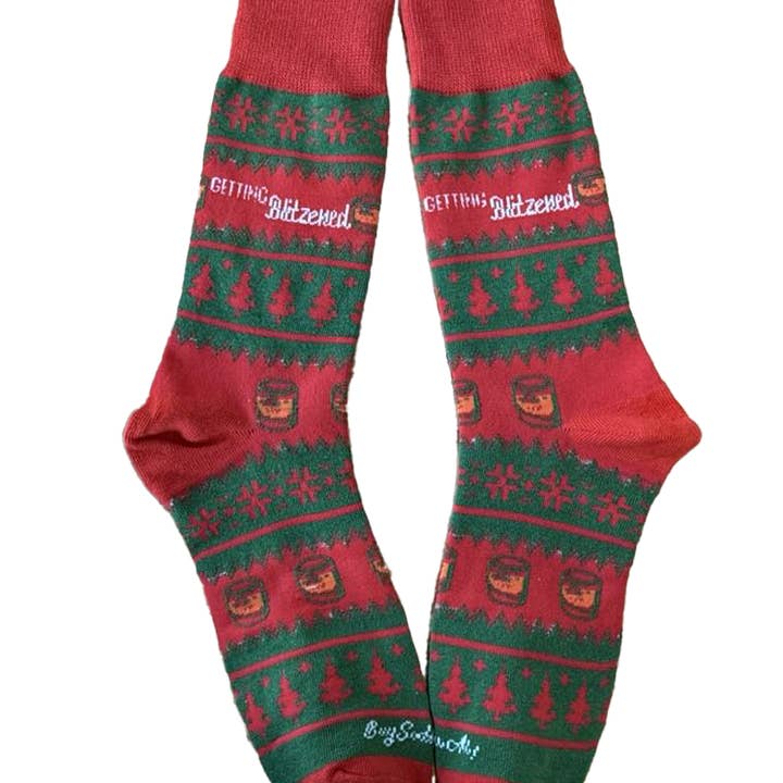 Getting Blitzened Men's Socks and other Purchase Wholesale holiday blitz craft and show. Free Returns & Net 60 Terms on Faire trending on Faire.