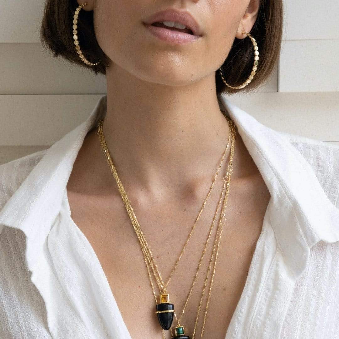 Jennifer Zeuner Jewelry - Wholesale Hoop Earrings - Margaux 2" Hoops5