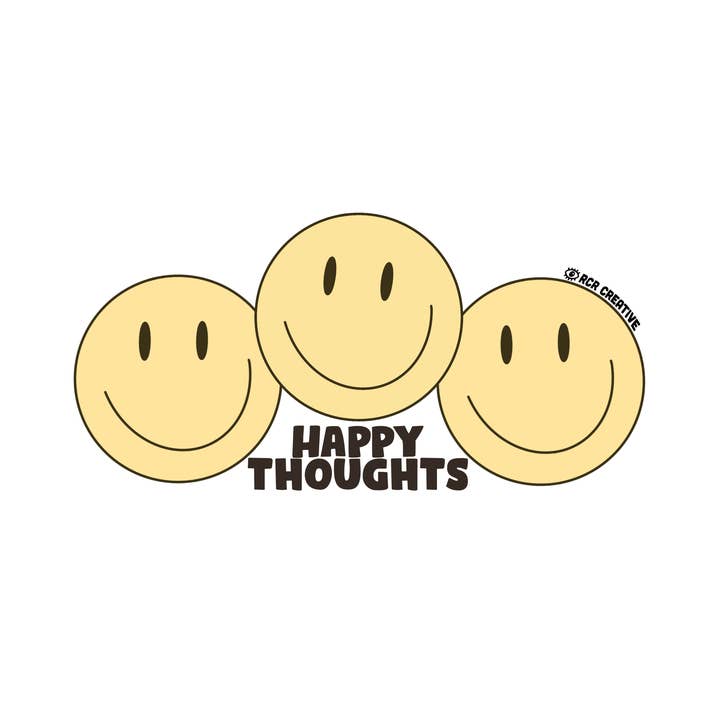 RCR Creative - Wholesale Sticker - Happy Thoughts Sticker