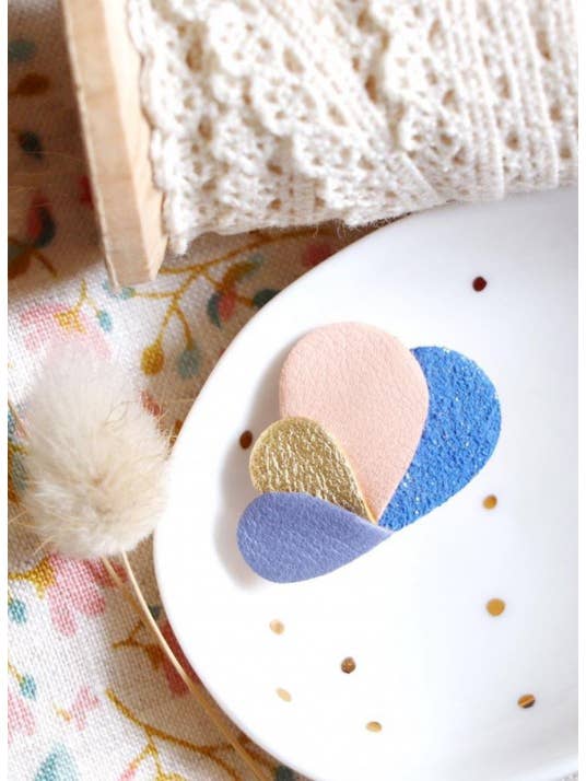 Broche de nube - Azul brillante y lila para venta al por mayor de May & June