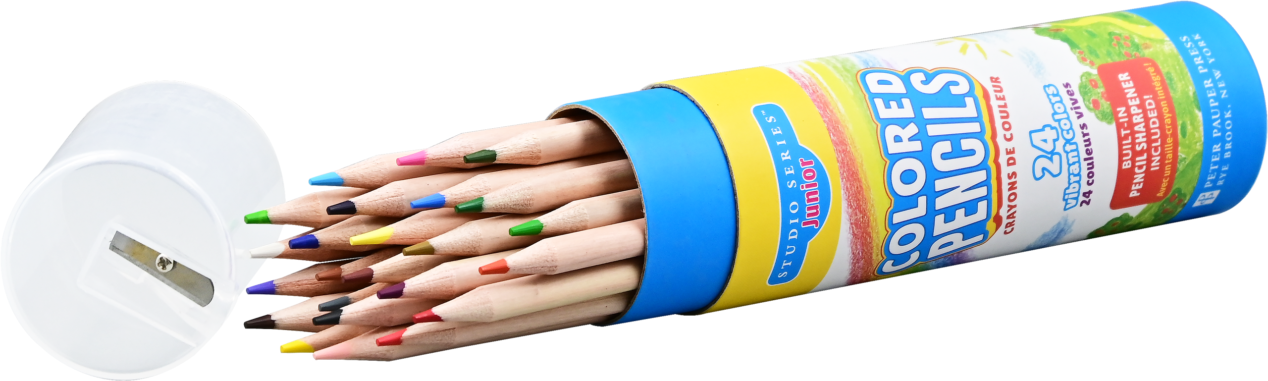 Peter Pauper Press - Wholesale Colored Pencil - Studio Series Junior Colored Pencils (Set of 24)1