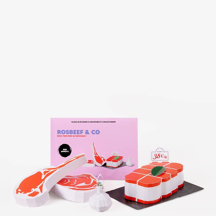 Cinqpoints - Wholesale DIY Craft Kit - Christmas Bundle 8 Paper DIY French Food6