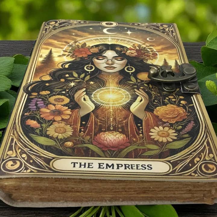 MNM HANDICRAFTS - Wholesale Journal/diary - The Empress Tarot Journal, Witchy Hardcover Notebook 4