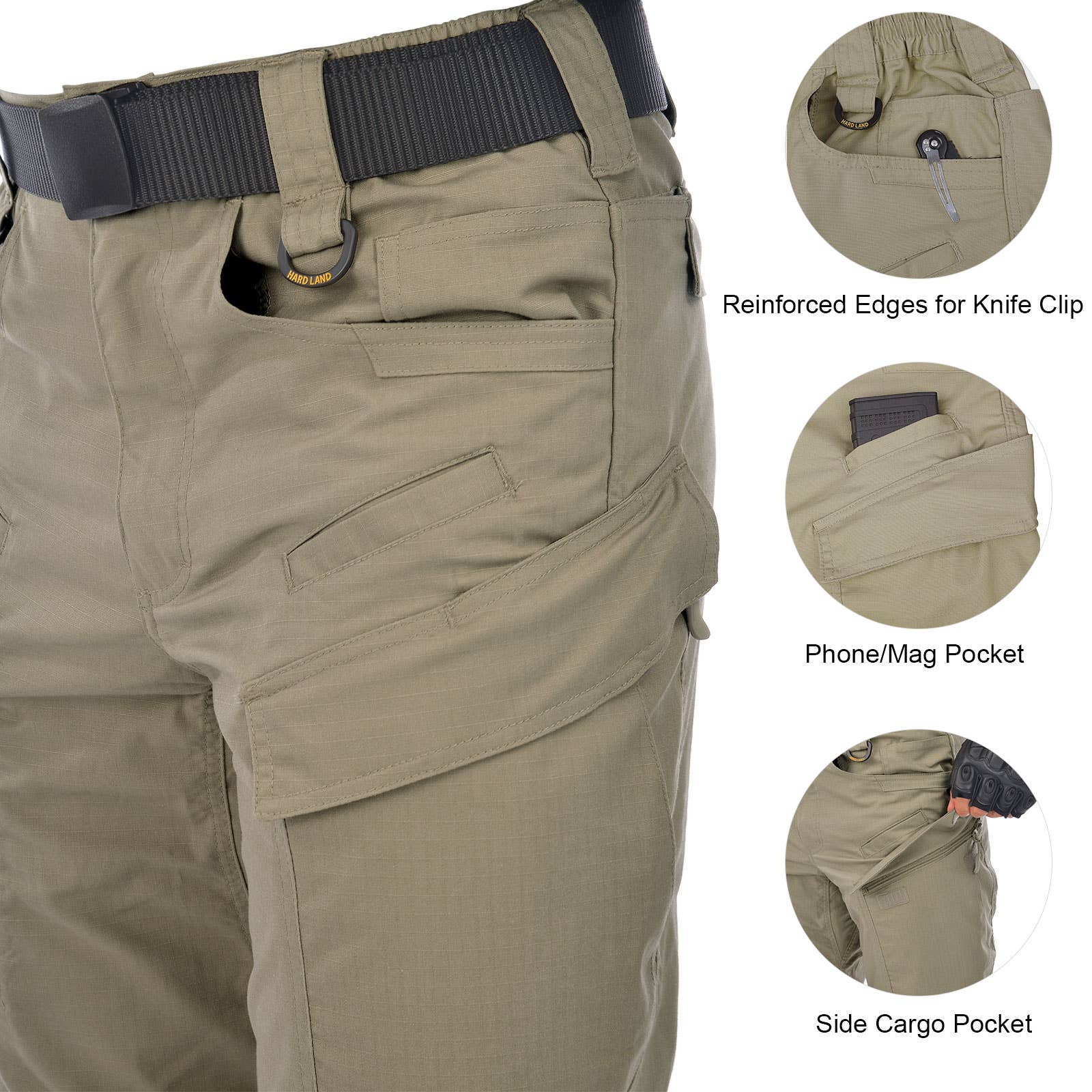 Qing Dao Lai Si Ma Te Fang Zhi You Xian Gong Si - Wholesale Pants - Men's - Men's Work Cargo Pants Ripstop 14 Pockets Water Resistant20