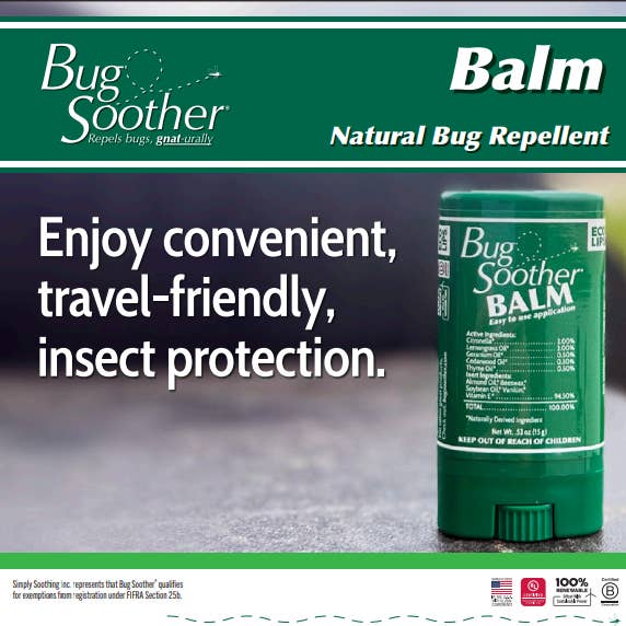 Eco Lips & Bug Soother - Wholesale Insect Repellent - Bug Soother Insect Repellent Balm 18ct Reach-In Display5