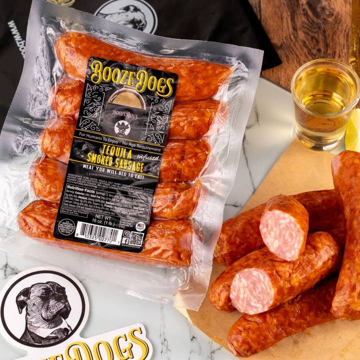 Booze Dogs - Wholesale Sausage - Tequila Sausage (Bratwurst)