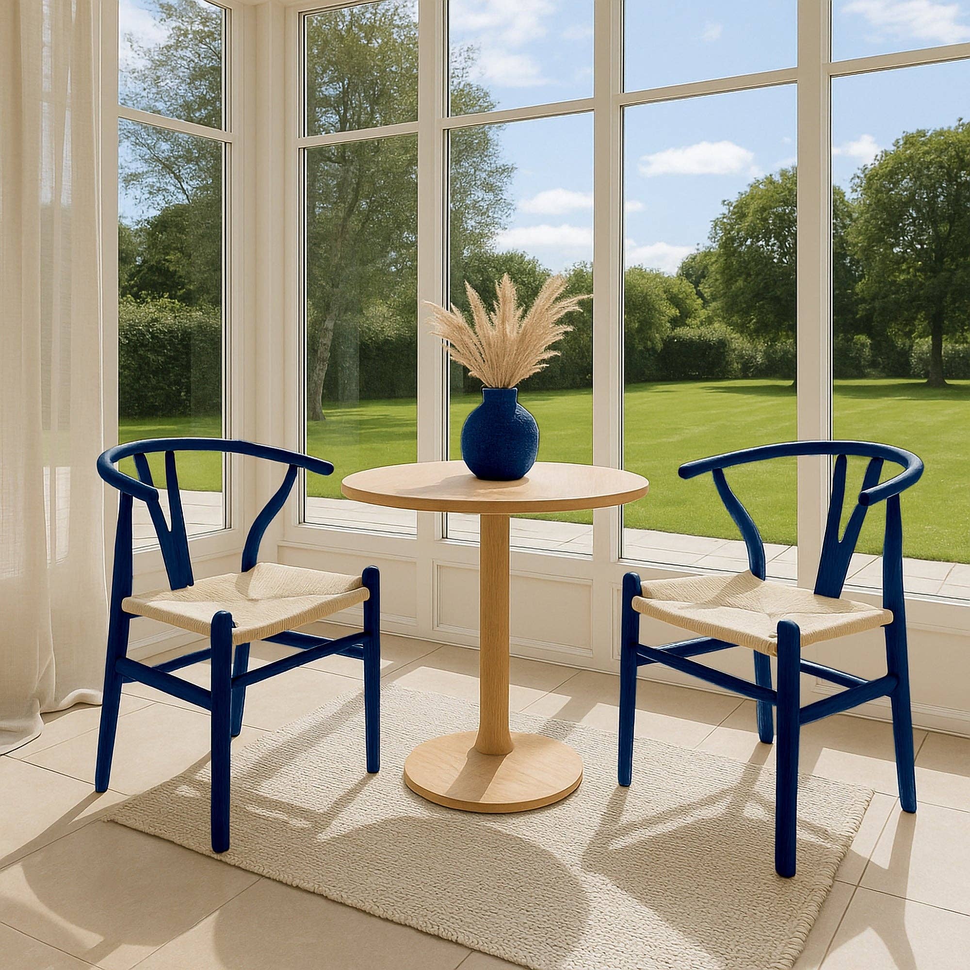Rinkit Ltd - Wholesale Chair - Beech Wooden Wishbone Dining Chair15