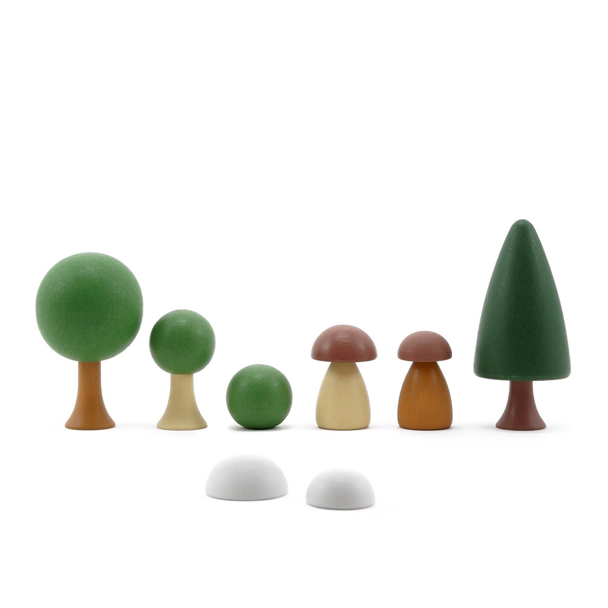 CLiCQUES - Wholesale Houten speelgoed - Kinderen - FLORA - Zomer Set houten magnetische tuin van CLiCQUES1