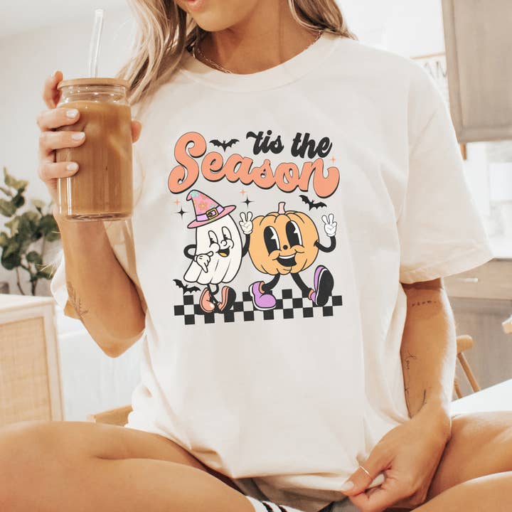 Tis the Season Halloween Comfort Colors Shirt for wholesale by Mill Creek Designs