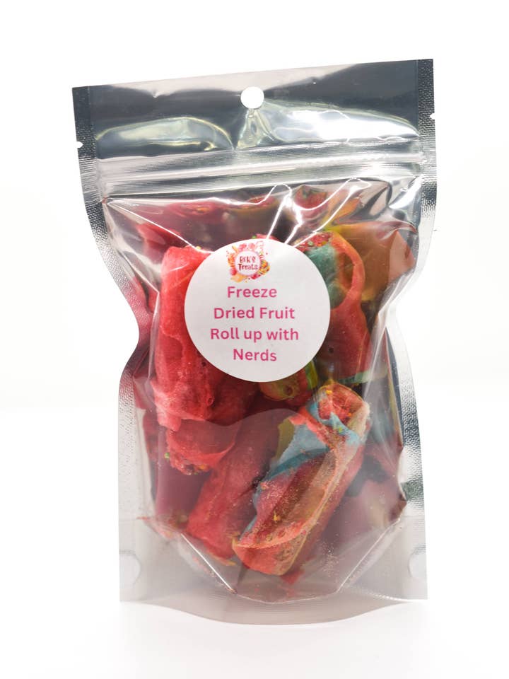 Freeze Dried Fruit Roll ups with Nerds Inside for wholesale by BEK'S Treats