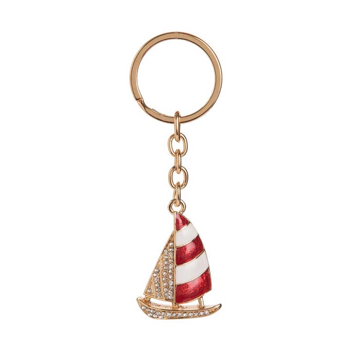 SALE Sailboat Keychain for wholesale by Beachcombers