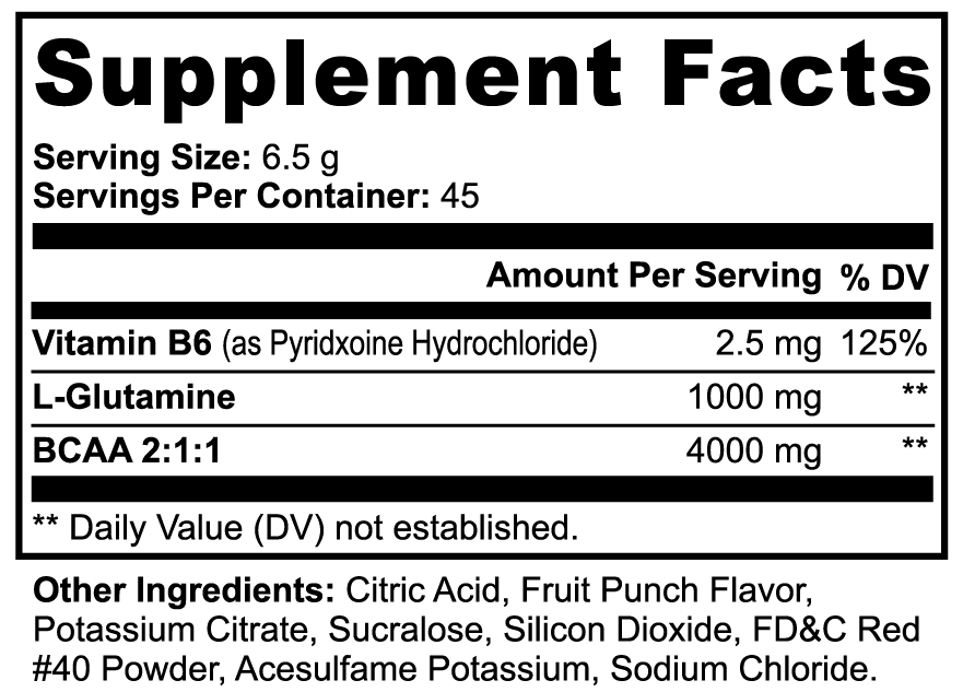 Pure Vitals Supplements – wholesale Protein/superfood powder – Pure Aminos (Fruit Punch)3