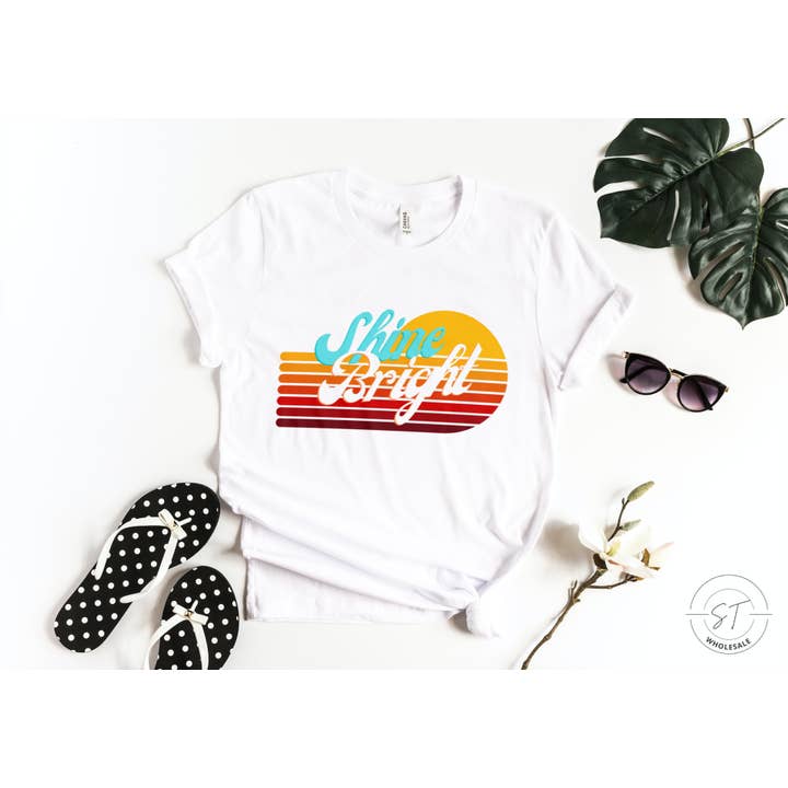 Shine Bright Tshirt for wholesale by ST Wholesale