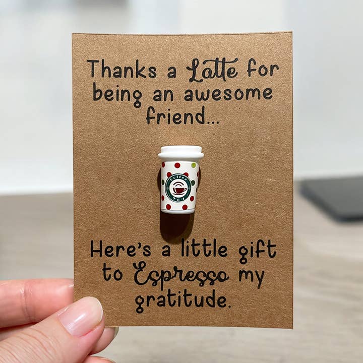 Coffee Pocket Hugs – Random Cute Espresso-Themed Gift for wholesale by One Team Blessed