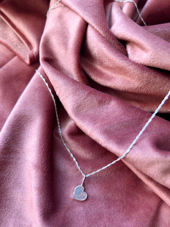 Tiny Heart Necklace for wholesale by Lauren Brook