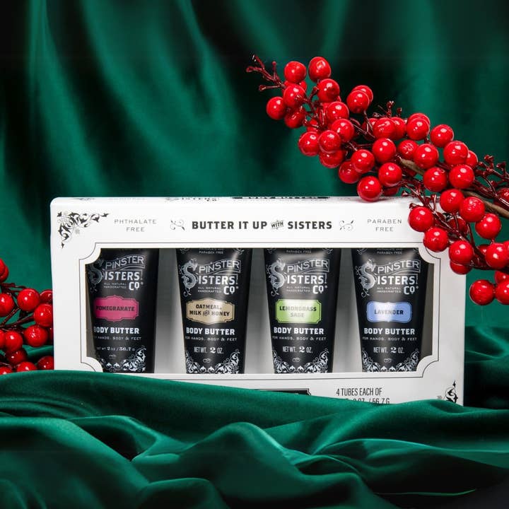 Spinster Sisters Co. / Old Salt Grooming Supply - Wholesale Body balm/butter - Cadeauset body butter: fairtrade shea- en cacaoboter9