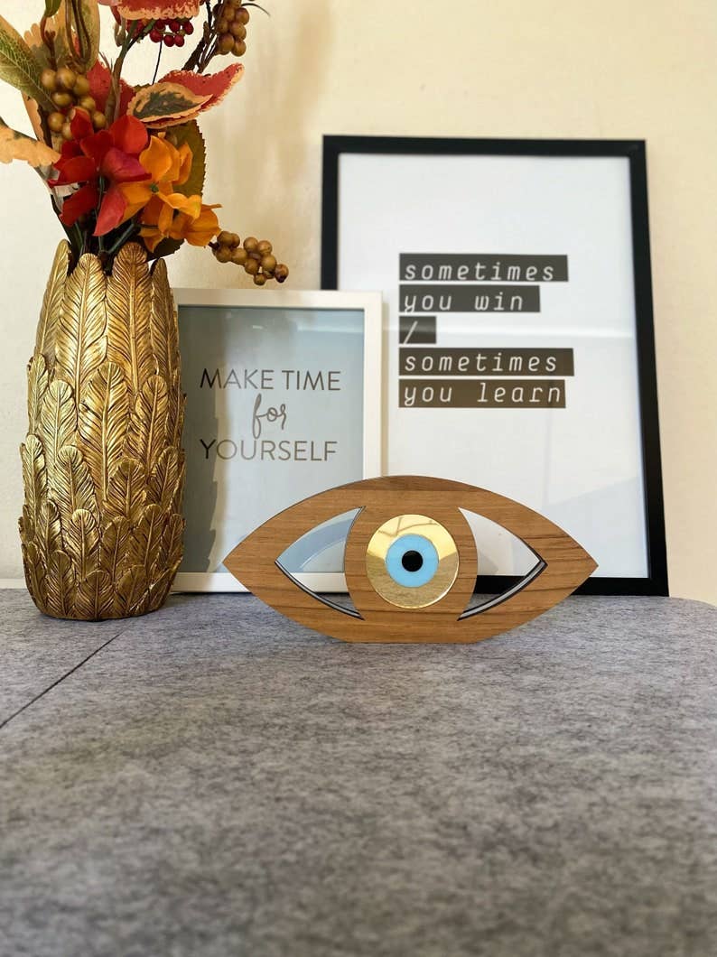 Christina Christi - Vendita all'ingrosso Decorazione - Ornamento in legno malocchio, ornamento protettivo, portafortuna4