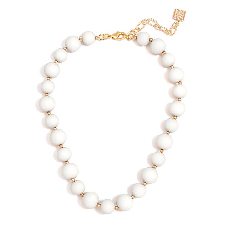 ZENZII Jewelry – Großhandel Perlenkette – Chunky Matte Perlen Halsband Halskette Schmuck